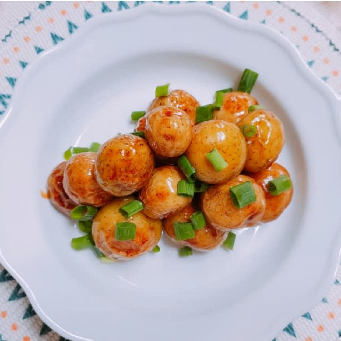 알감자 버터구이