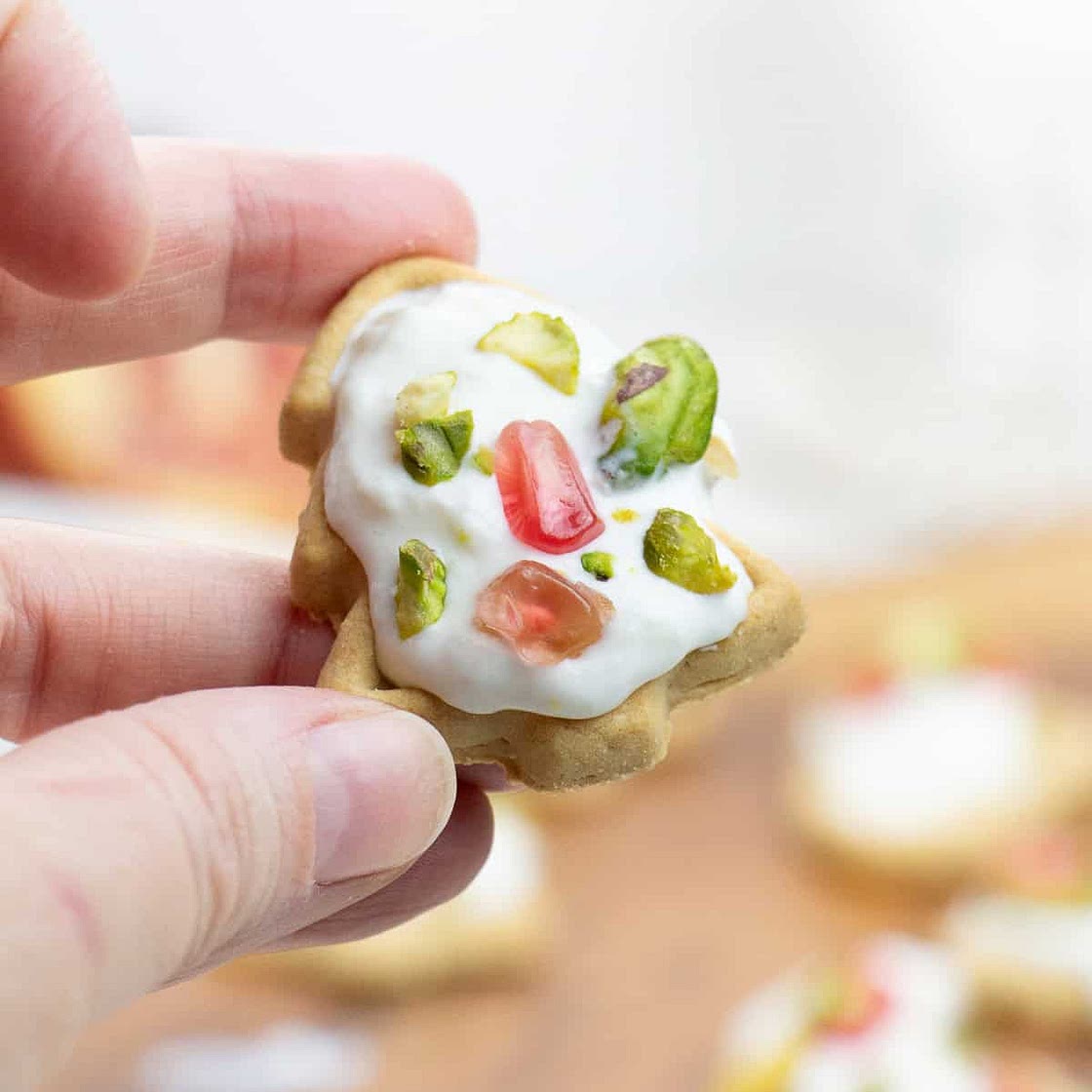 Stracciatella Christmas Bites