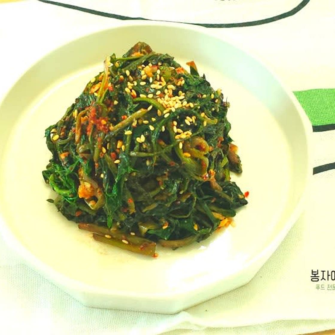 민들레 나물과 무침