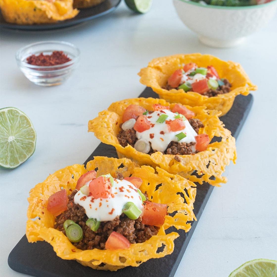 Easy Keto Taco Crisps