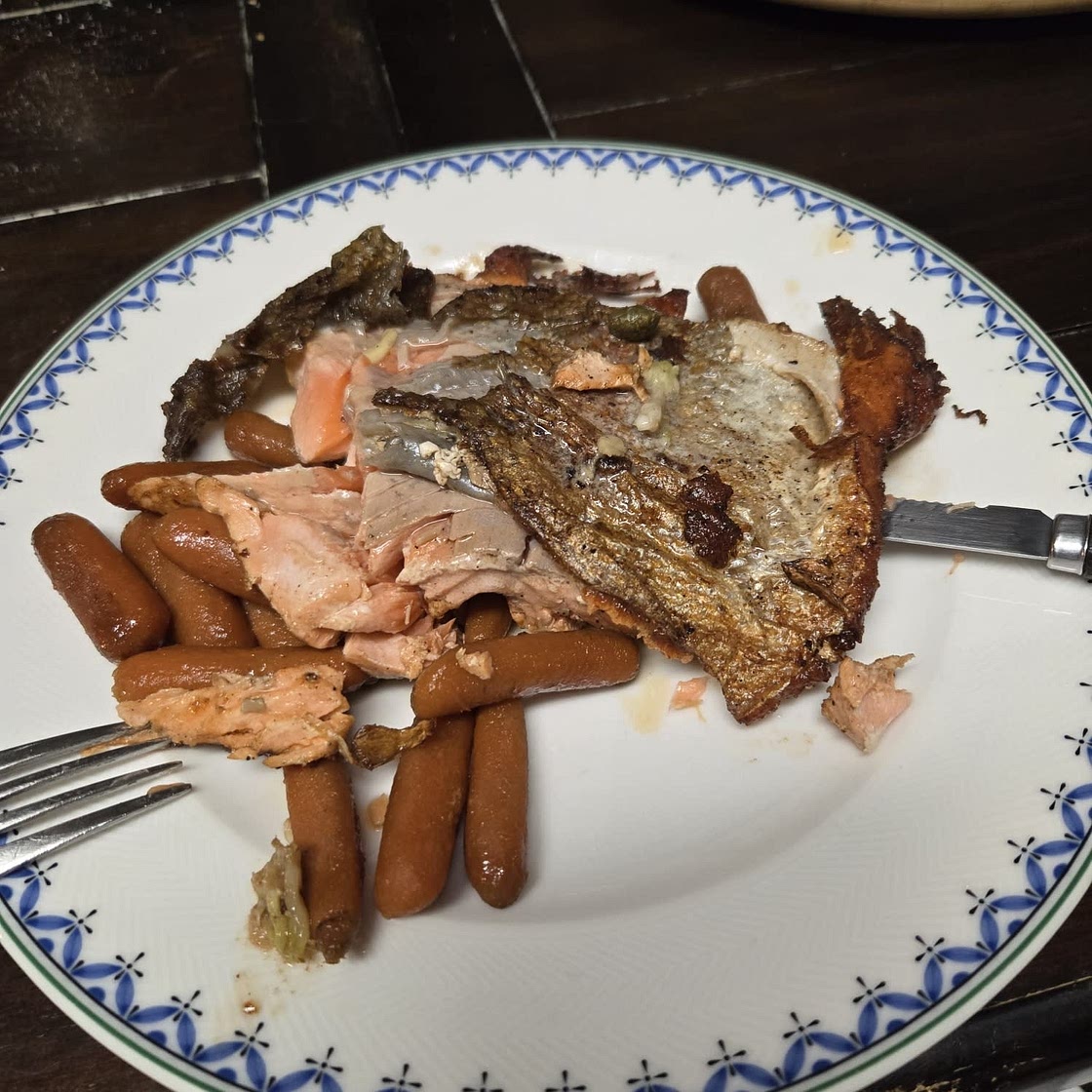 Salmon with Anchovy-Garlic Butter