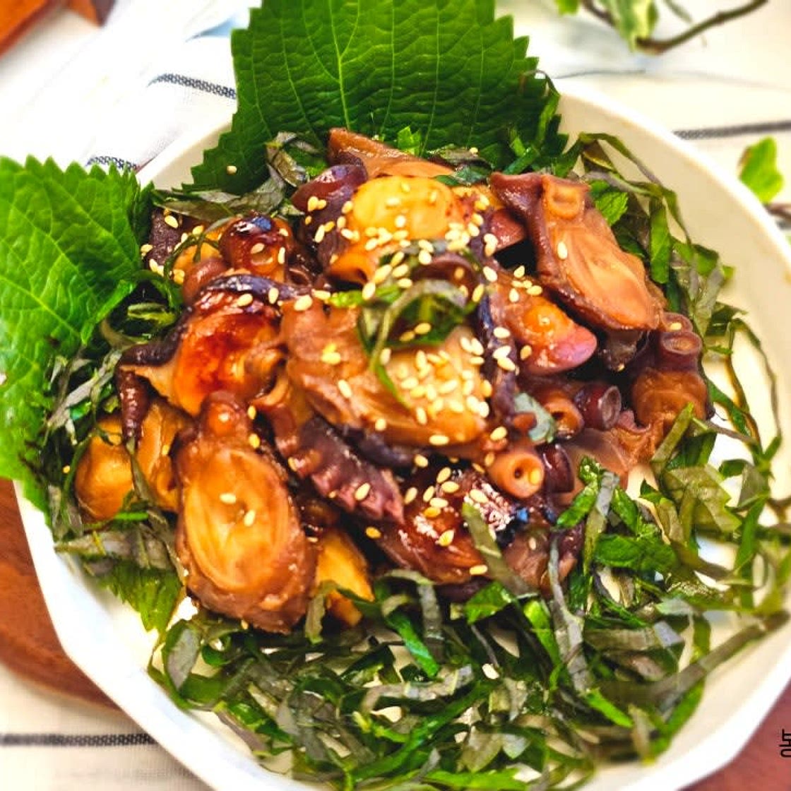 짭조름한 자숙 문어 조림