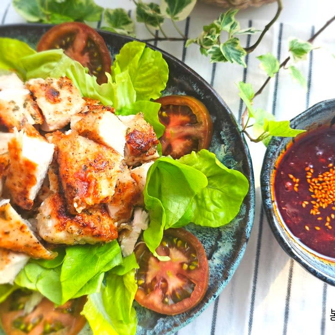 새콤달콤 닭가슴살 유린기 만들기