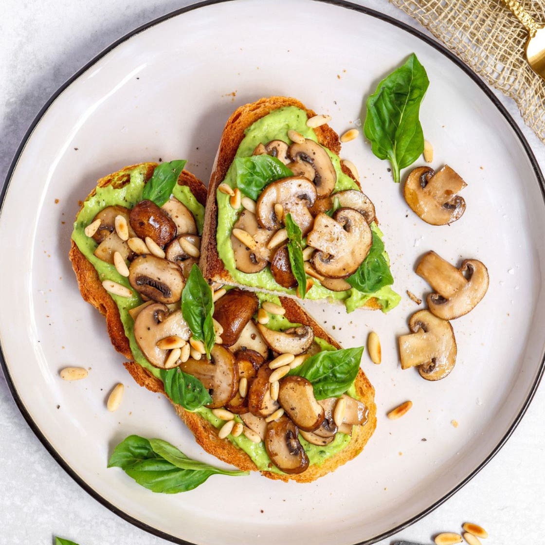 Avocado Mushroom Toast