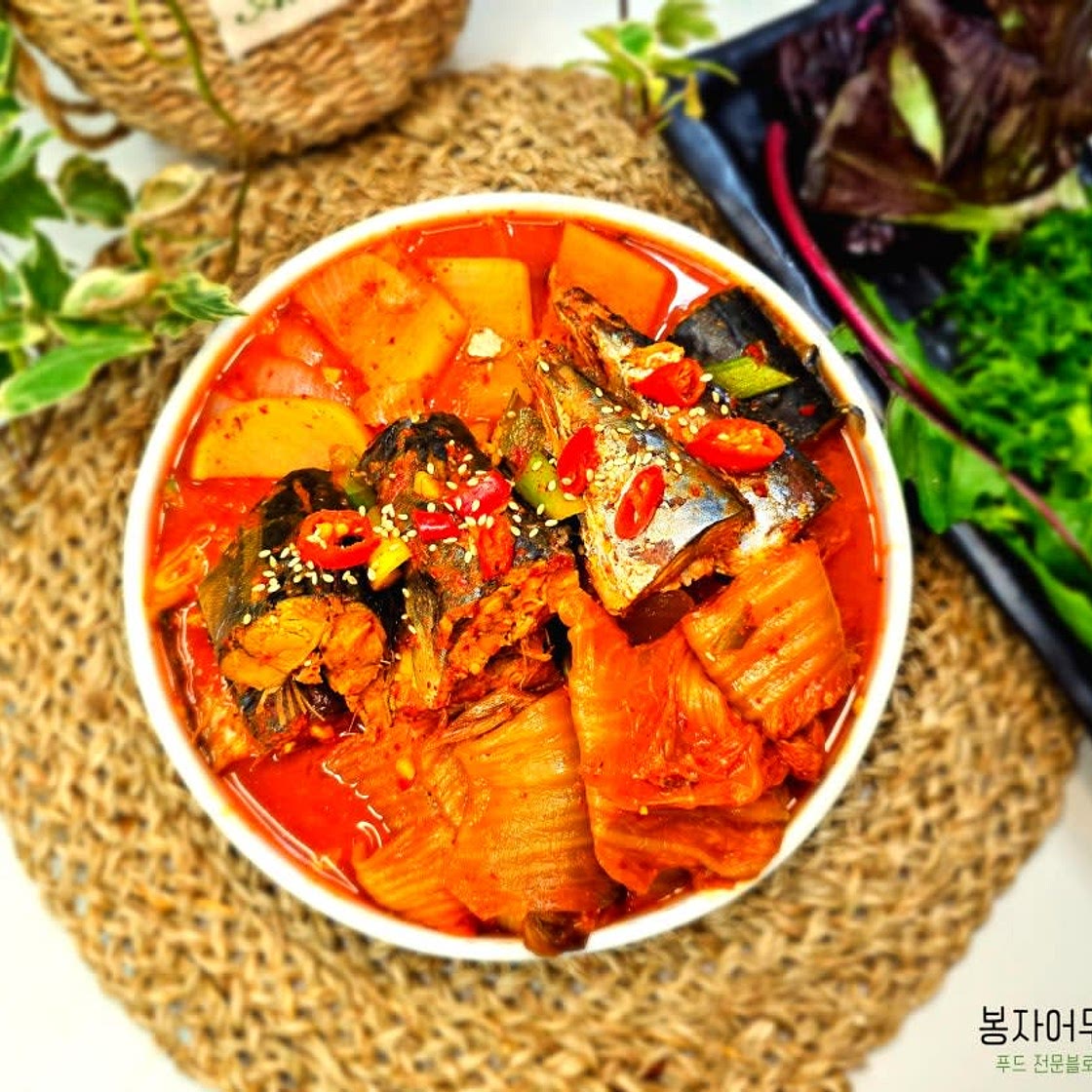 묵은지 고등어조림
