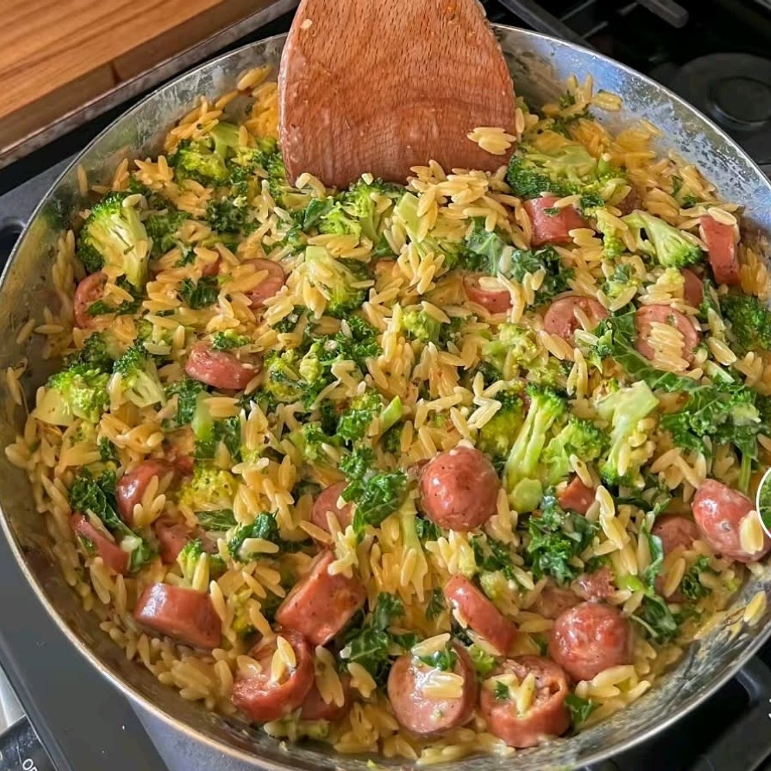 Broccoli Kale Orzo