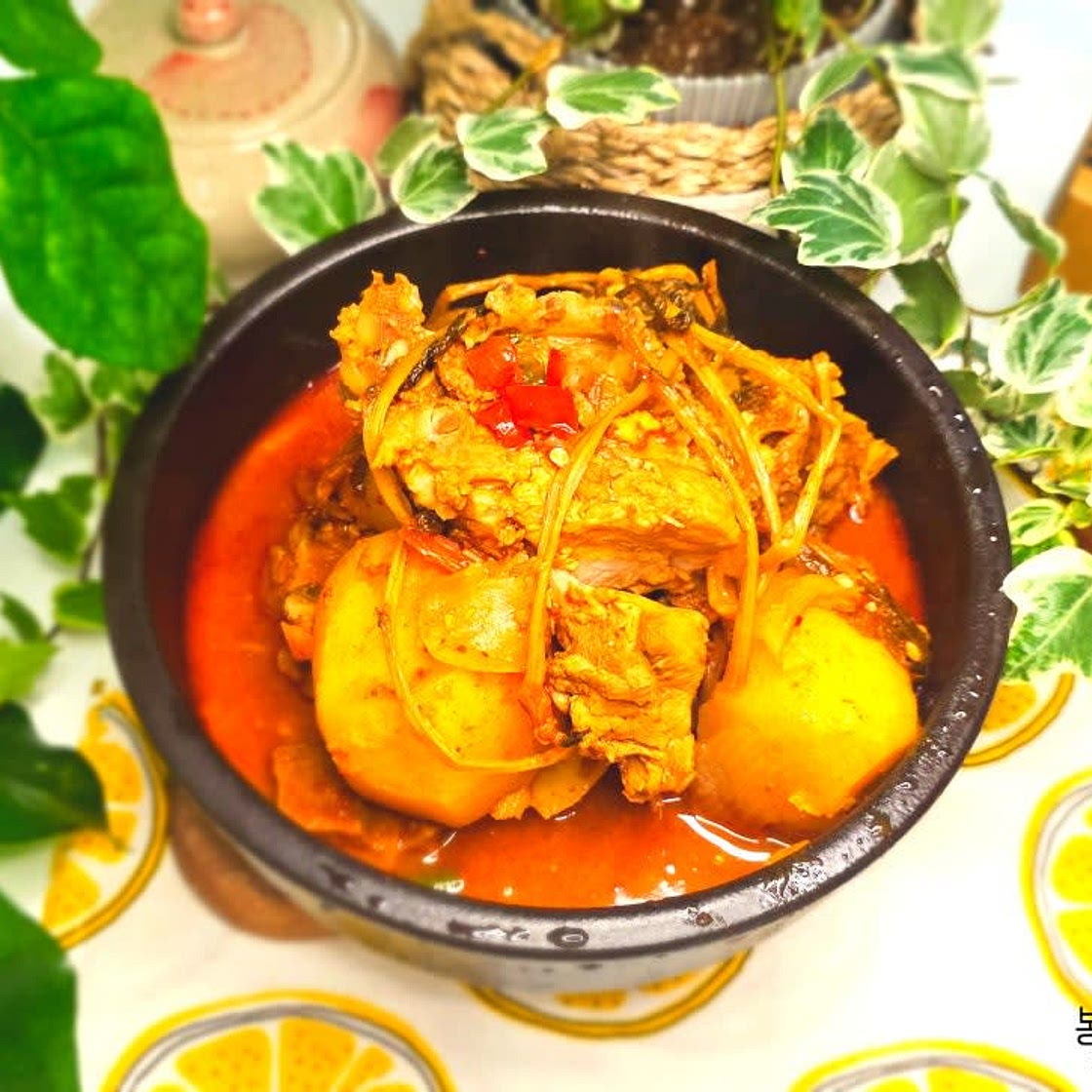 무청 시래기 감자탕