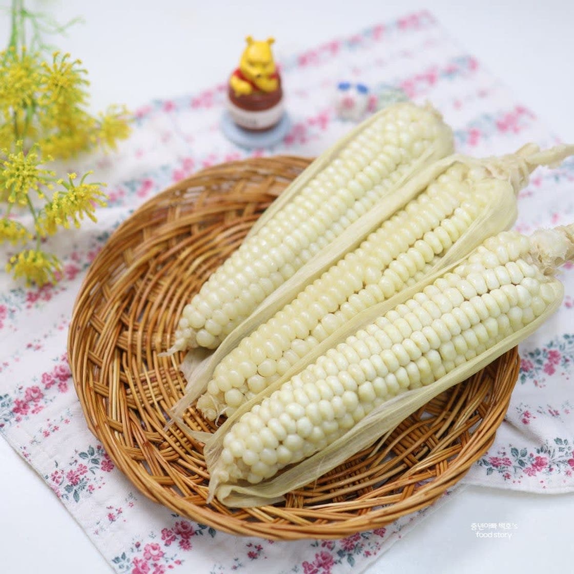 삶은 옥수수 칼로리 냉동옥수수 전자레인지 찌는법 해동