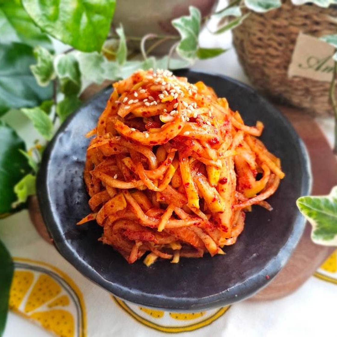 무생채 무침 만들기