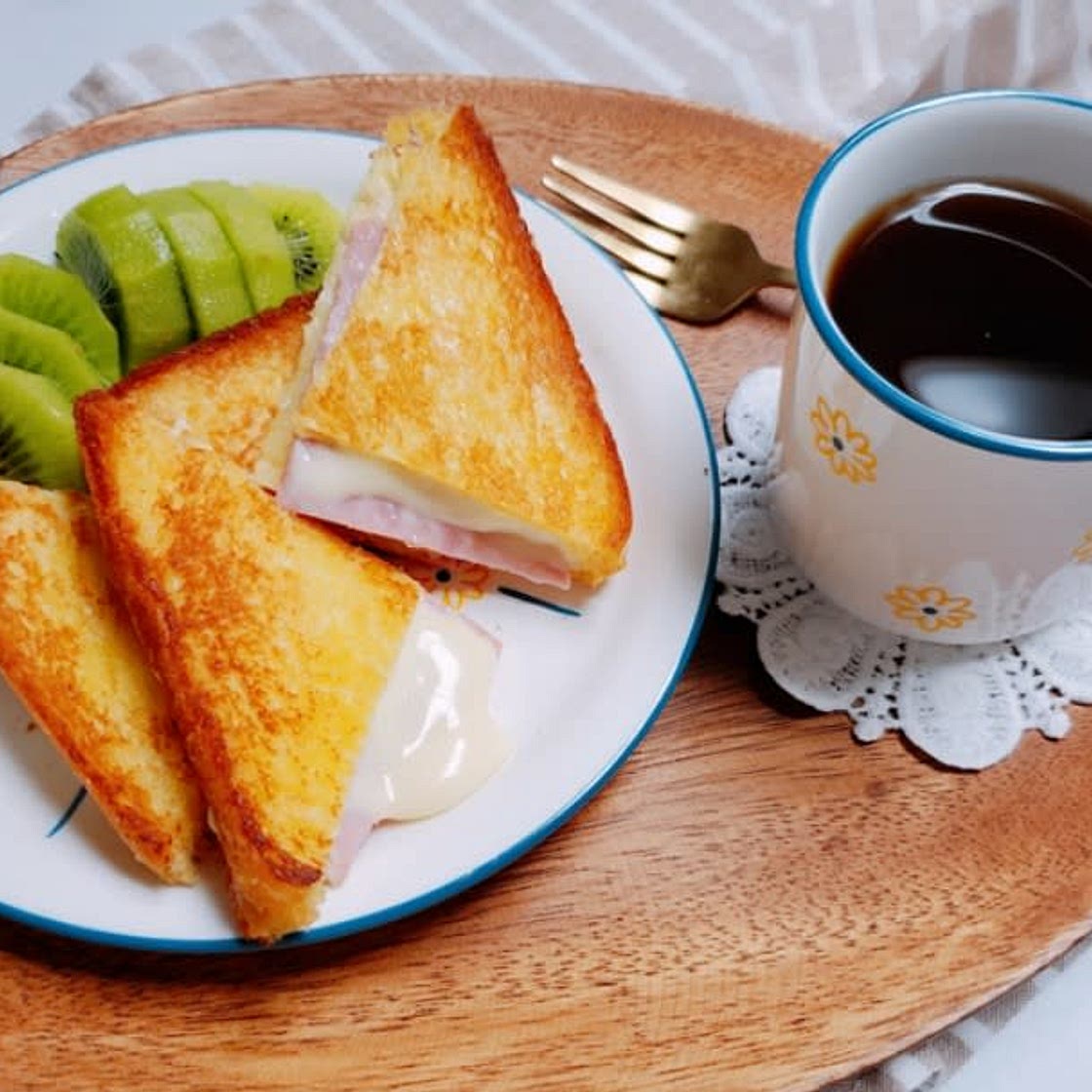 백종원 햄멜트 토스트