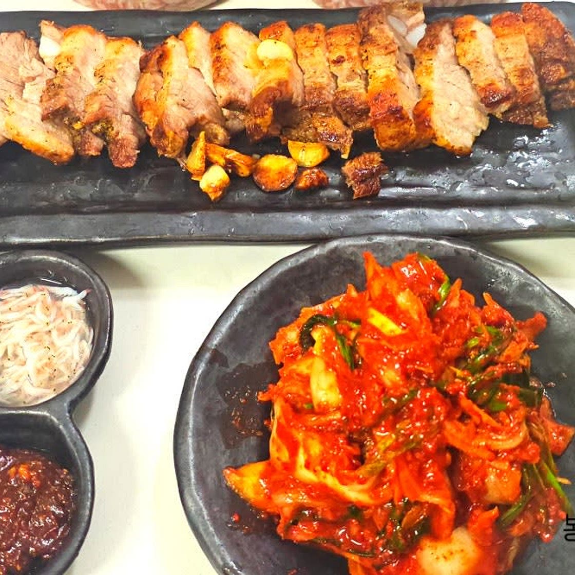 통 삼겹살 에어프라이어 구이