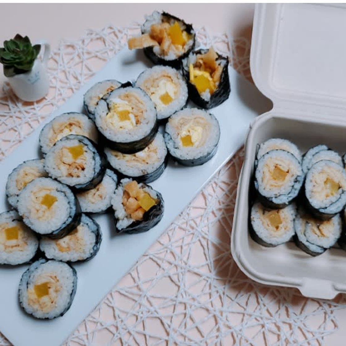 백종원 유부김밥
