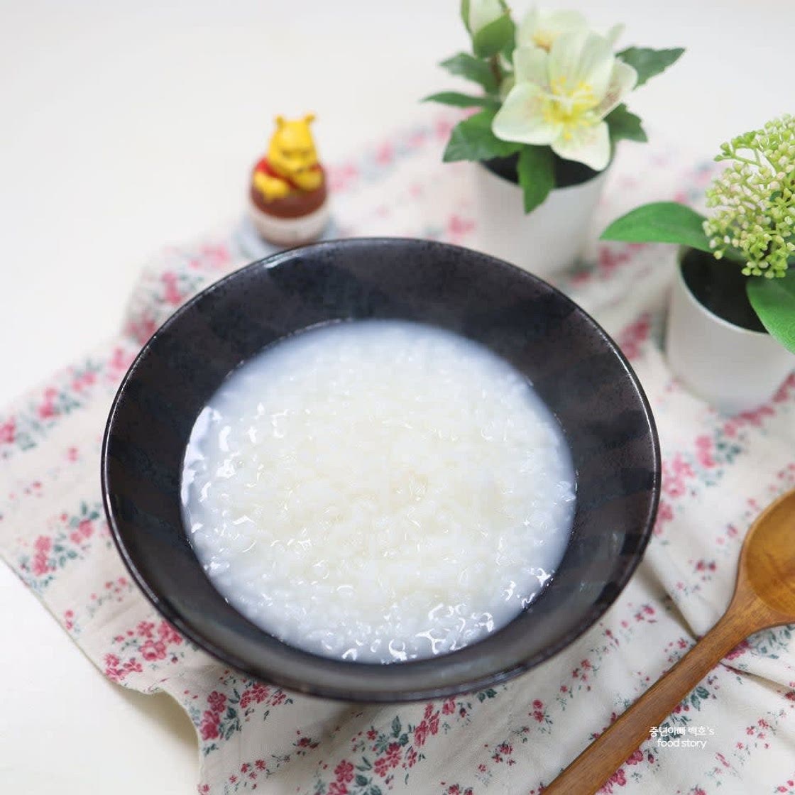 밥으로 흰죽 끓이는법 속 편한 음식 장염에 좋은 음식 추천