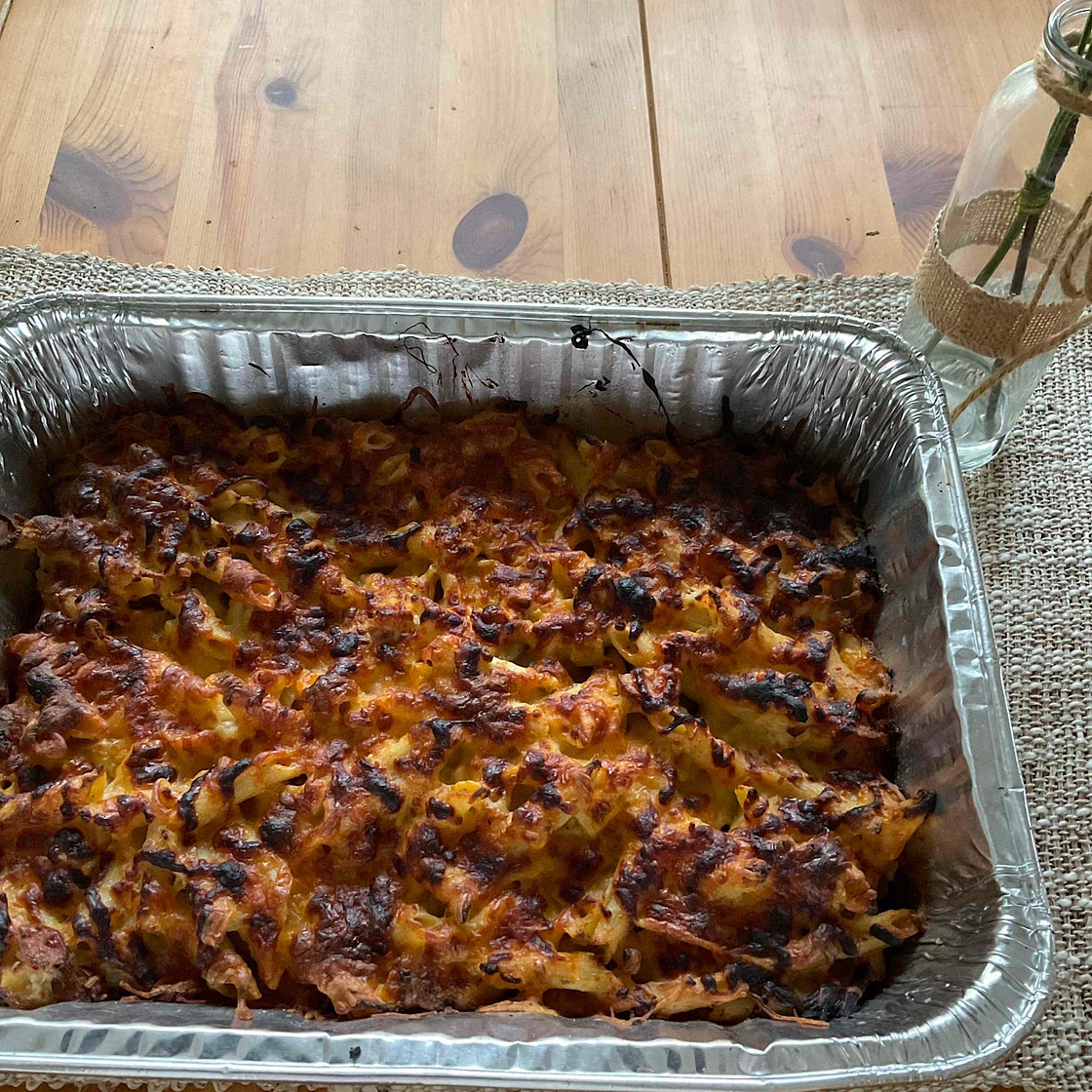 Haitian Macaroni Au Gratin