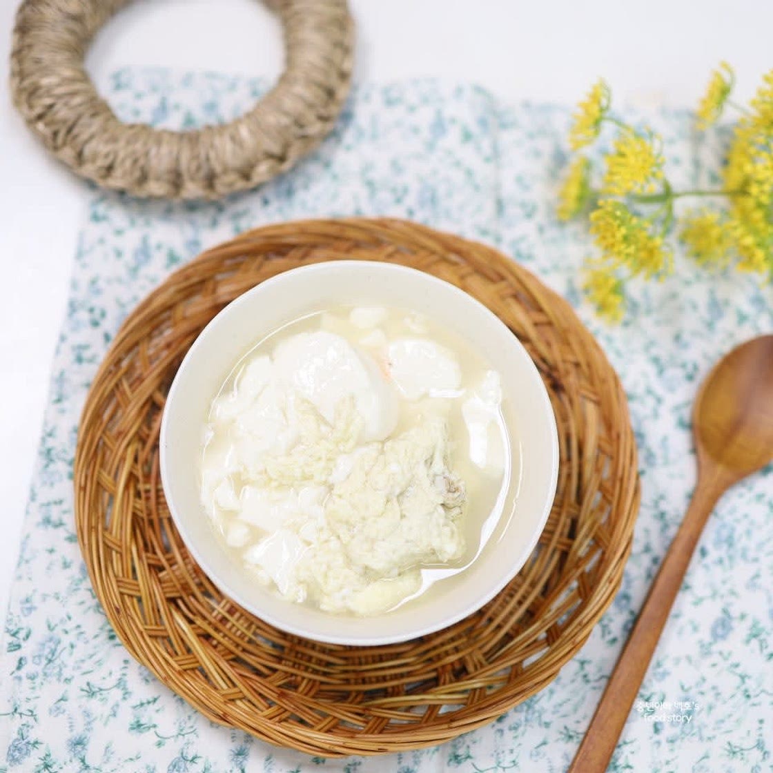 초간단 순두부 요리 맑은 순두부 계란국 간단한 아침국