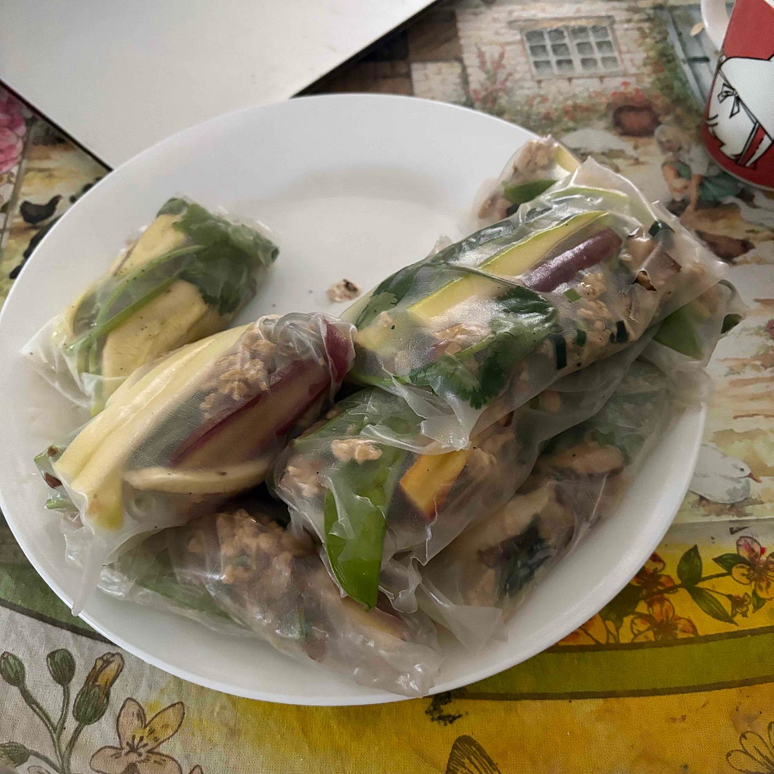 Reina's Vegan summer rolls
