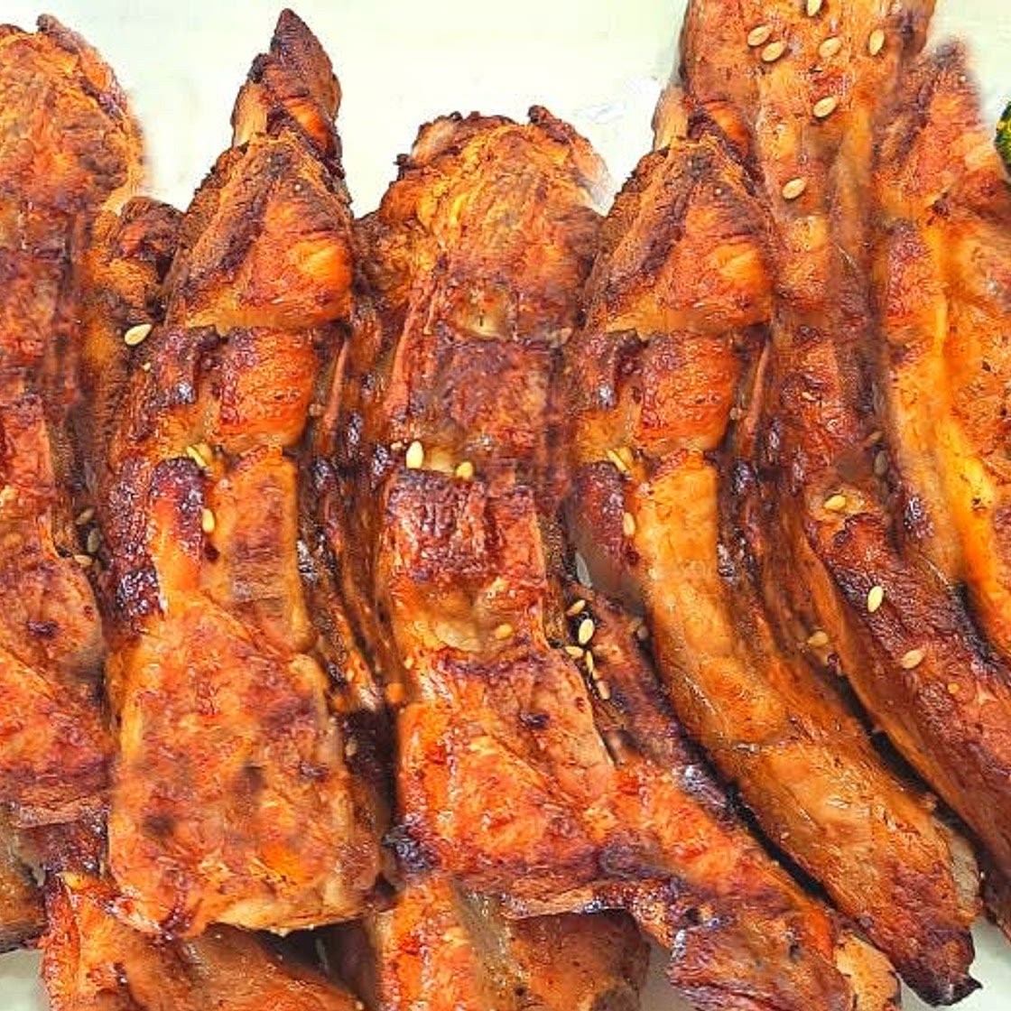 에어프라이어 돼지 등갈비 소금구이