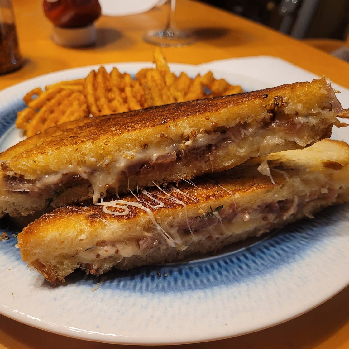 French Onion Grilled Cheese Sandwich