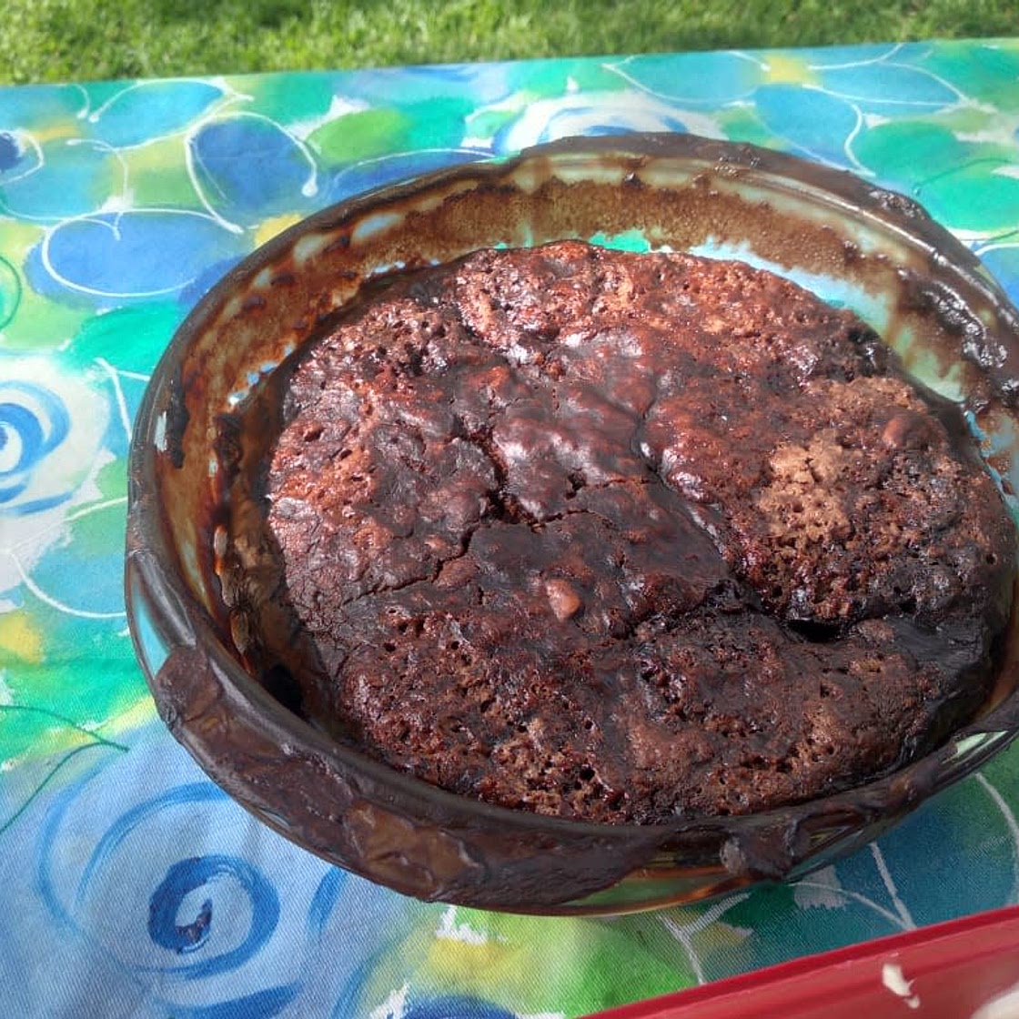 Gebakte sjokoladepoeding (Diaan)
Kook en Geniet p 282