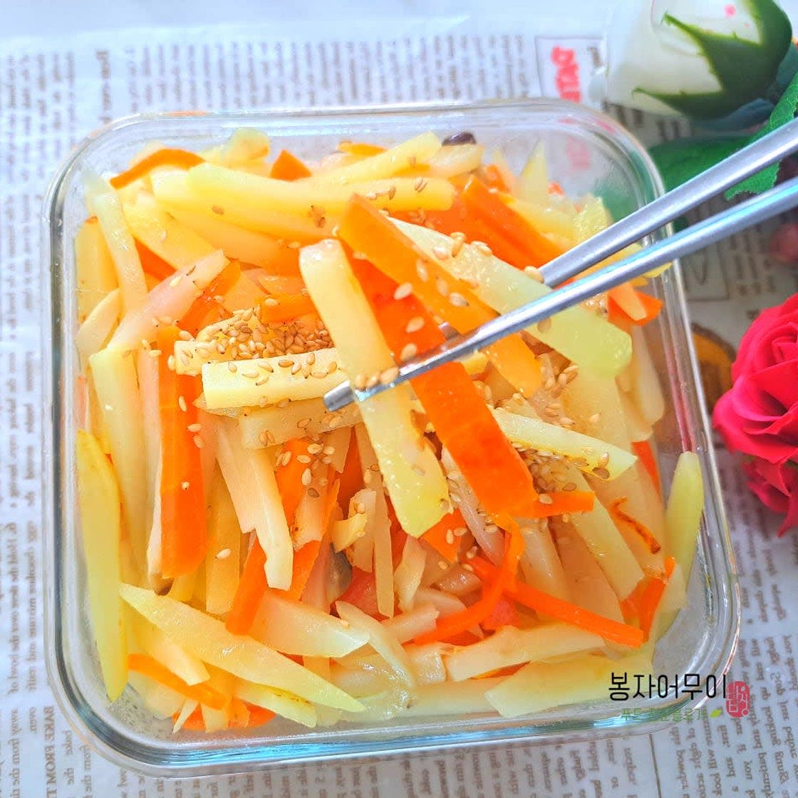 건강한 감자채볶음