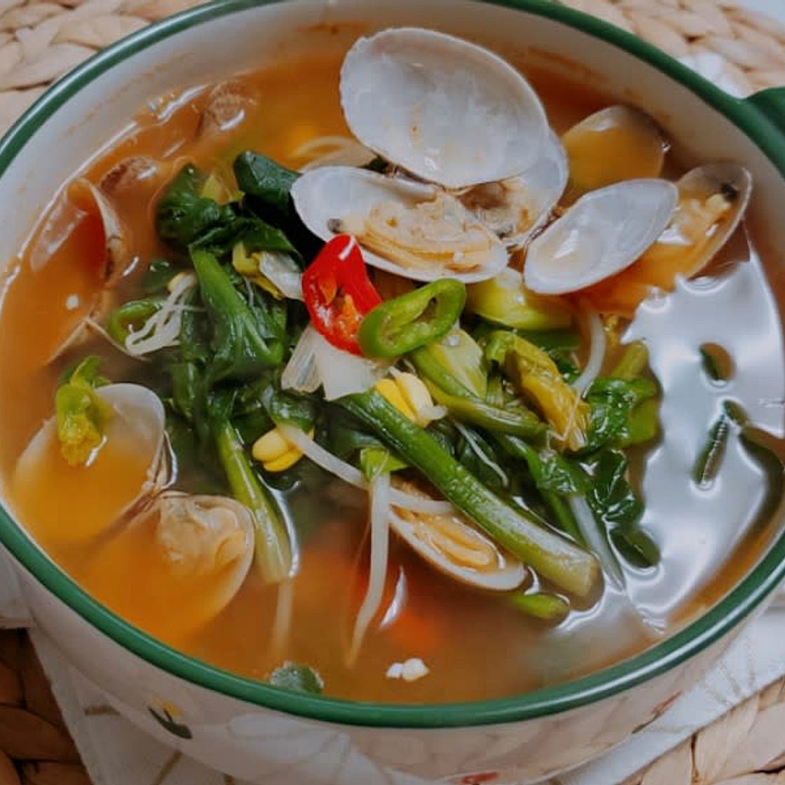 알토란 바지락 시금치 된장국