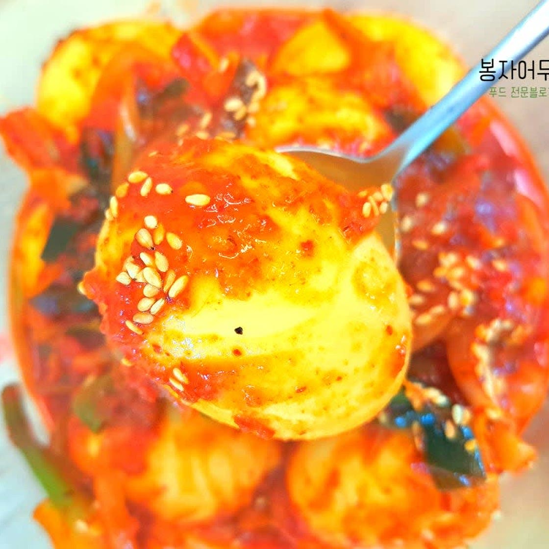 매콤한 계란 장조림