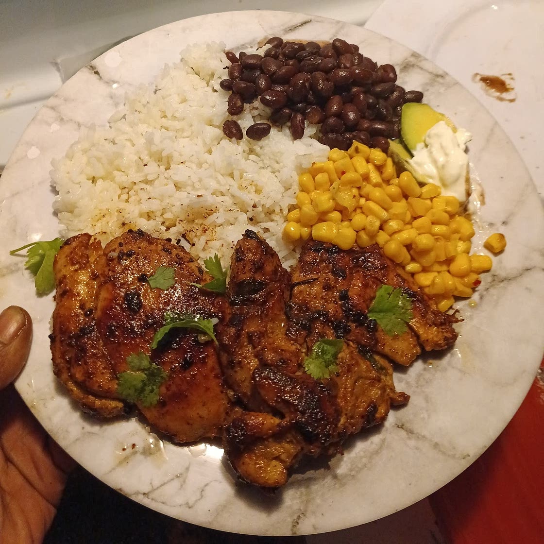 Cilantro Lime Chicken Thighs