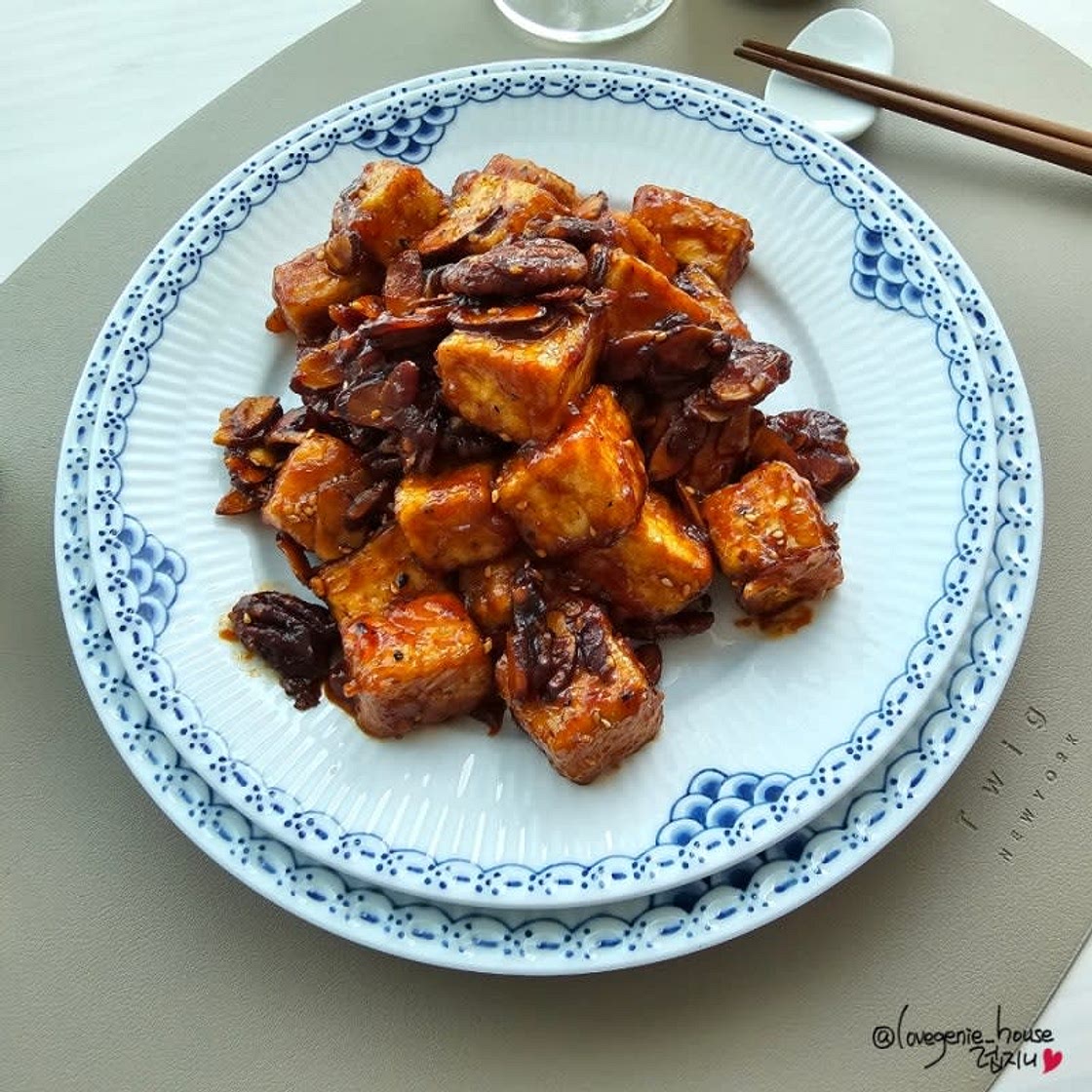 두부 견과류 강정