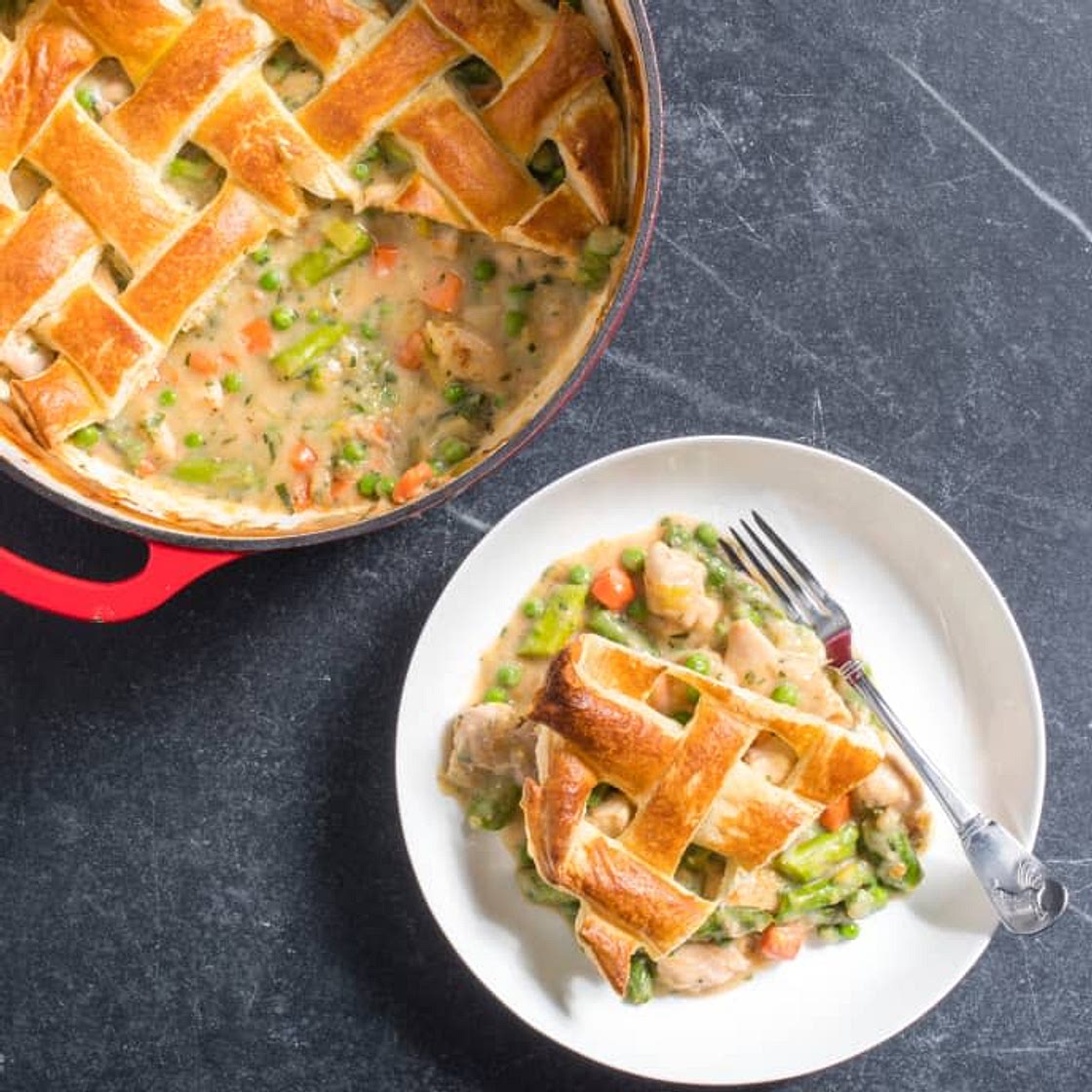 *N/A* Chicken Pot Pie with Spring Vegetables