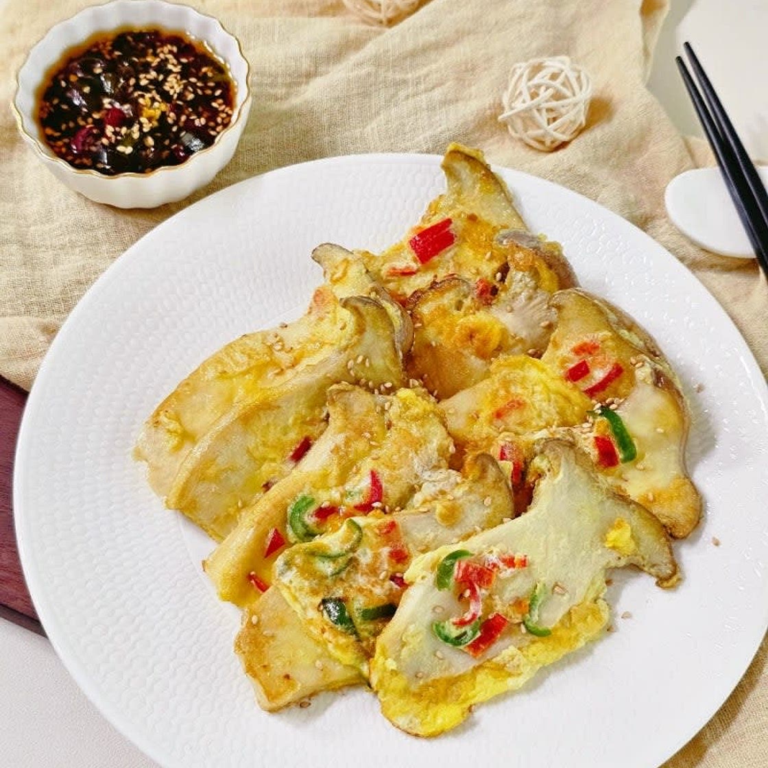 새송이버섯 계란전