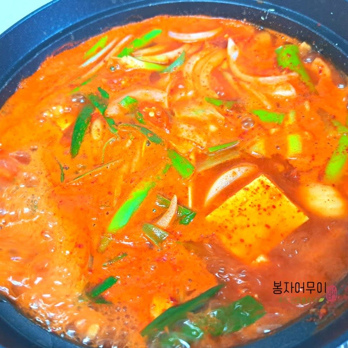 대전 두부두루치기 레시피