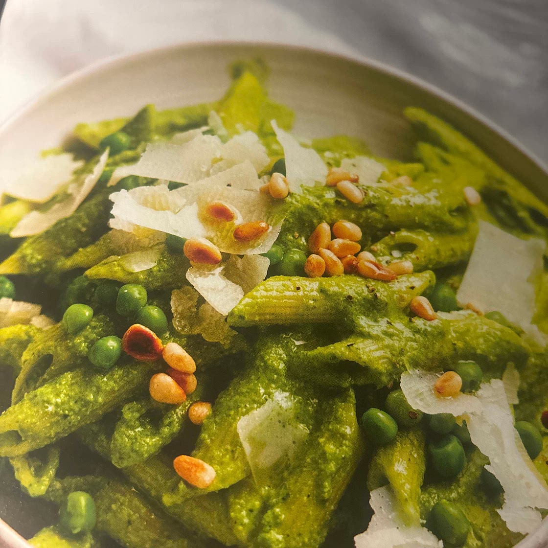 Pea Pesto Pasta 