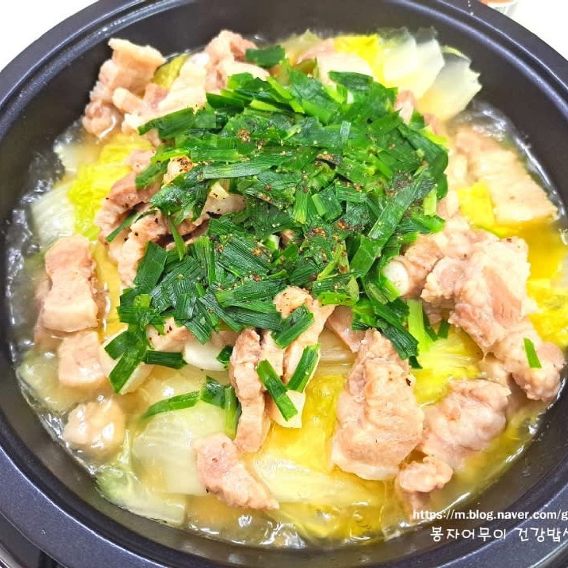 편스토랑 이찬원 삼겹살 배추찜