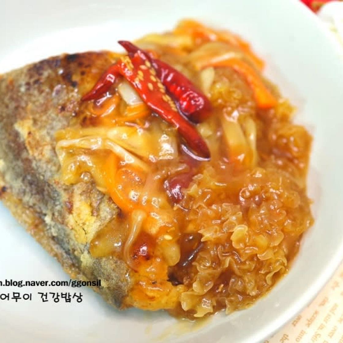 향긋한 병어 탕수육 만들기