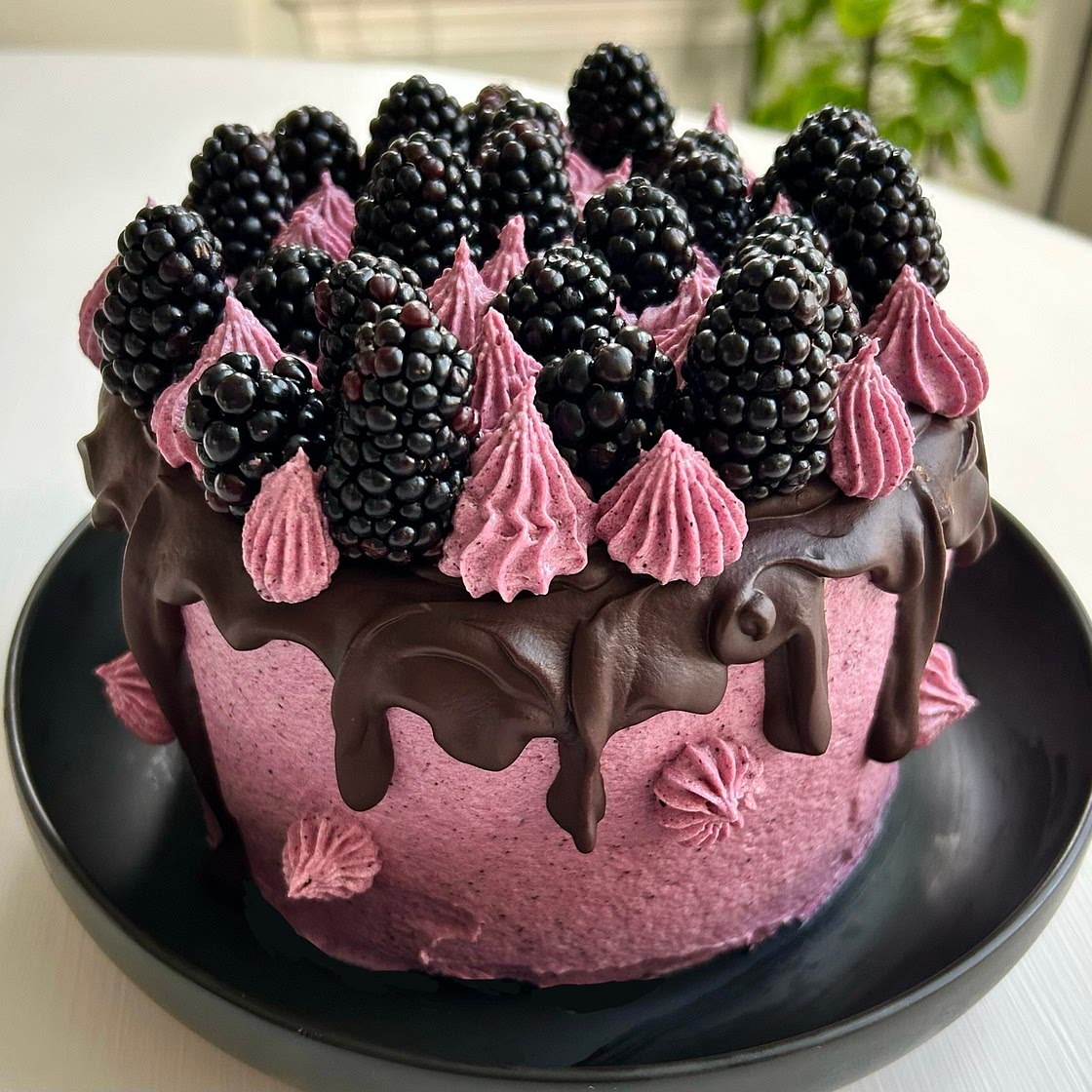 Blackberry Chocolate Cake