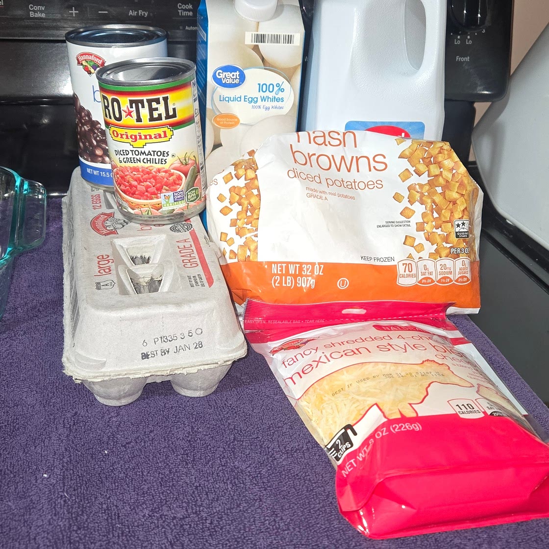 Black Bean & Rotel Breakfast Casserole