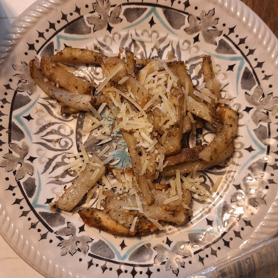 Oven Baked Garlic Parmesan Fries