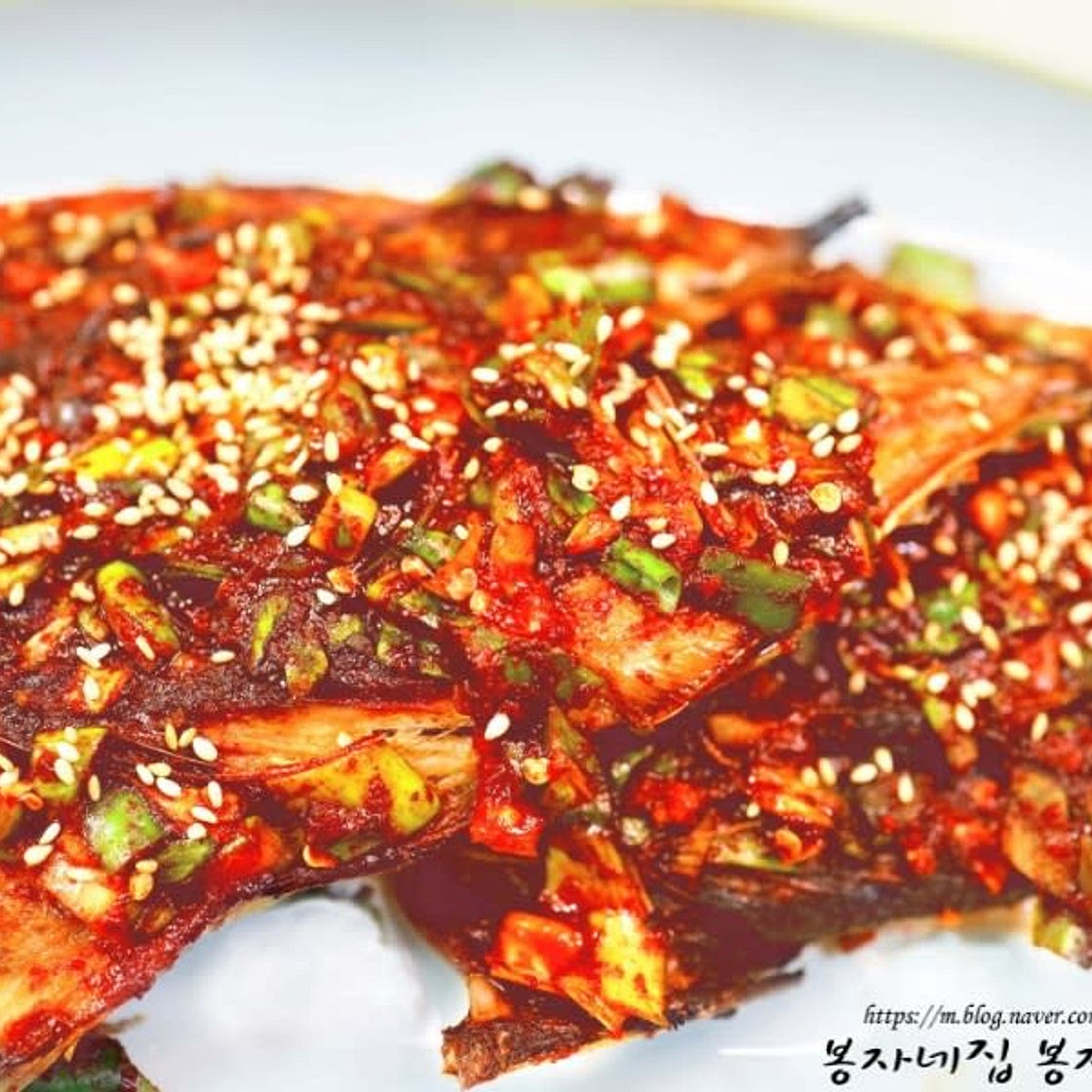 고등어 양념장 구이