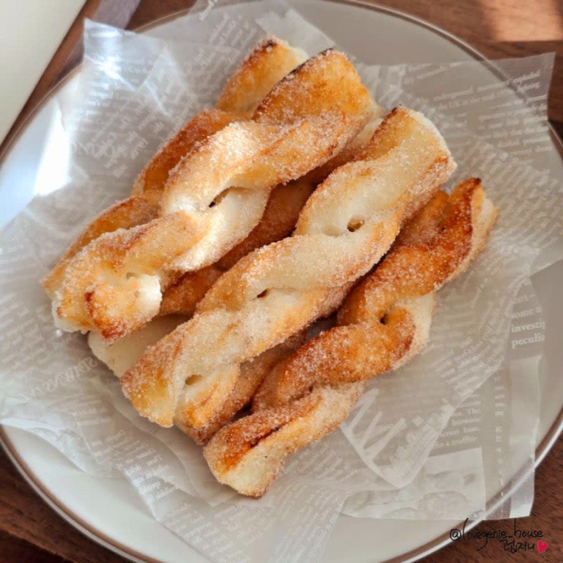 가래떡 꽈배기 구이