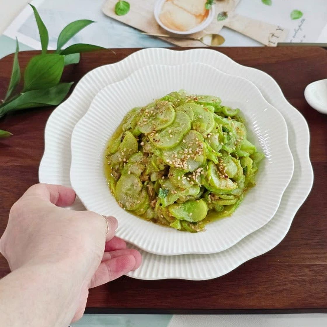 간단한 밑반찬 오이볶음