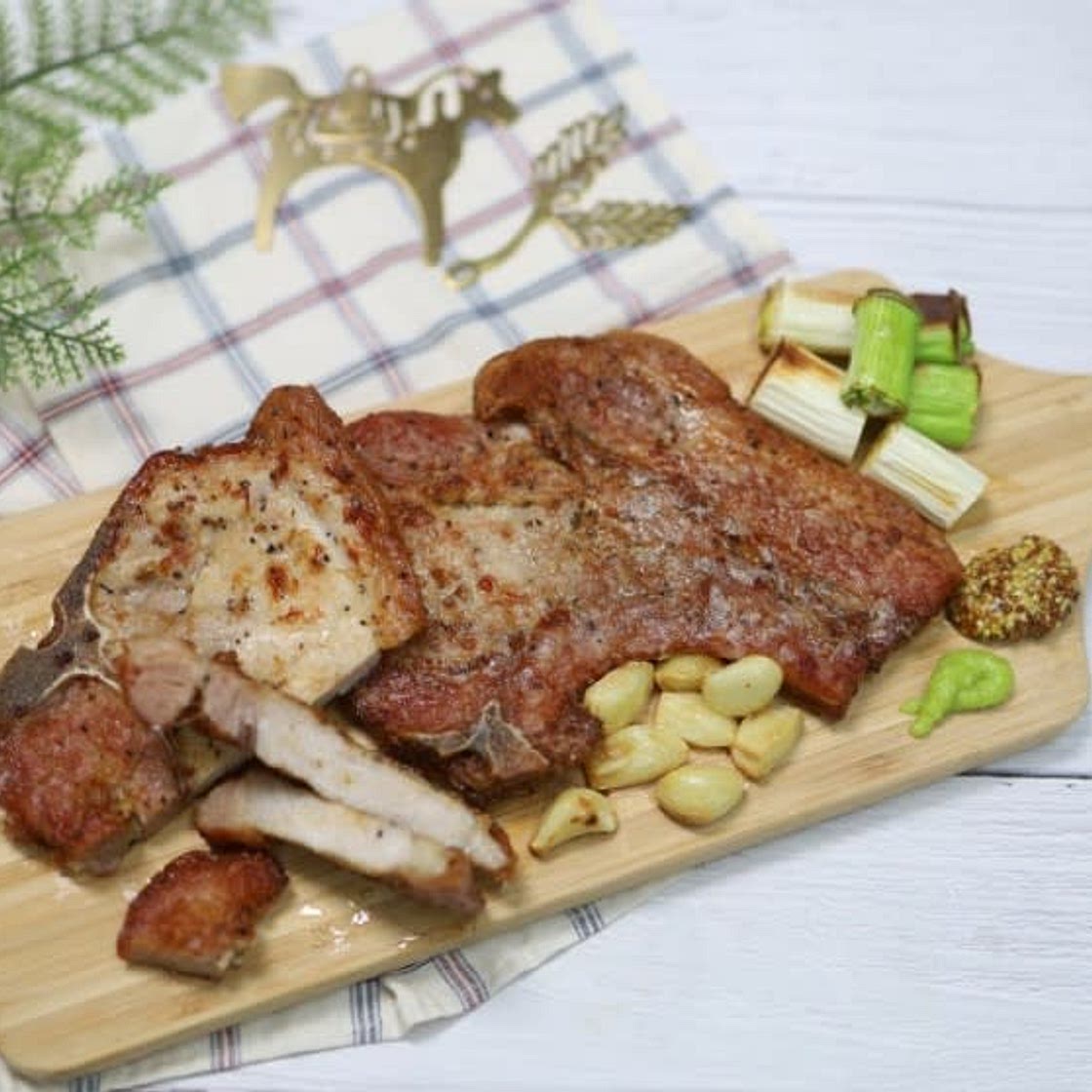 돈마호크 에어프라이어 스테이크