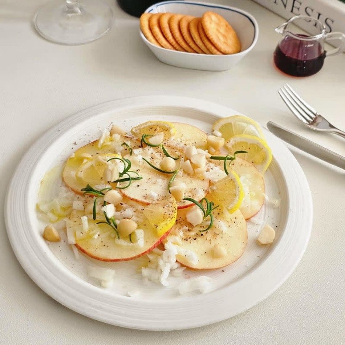 사과 카르파치오 사과 샐러드