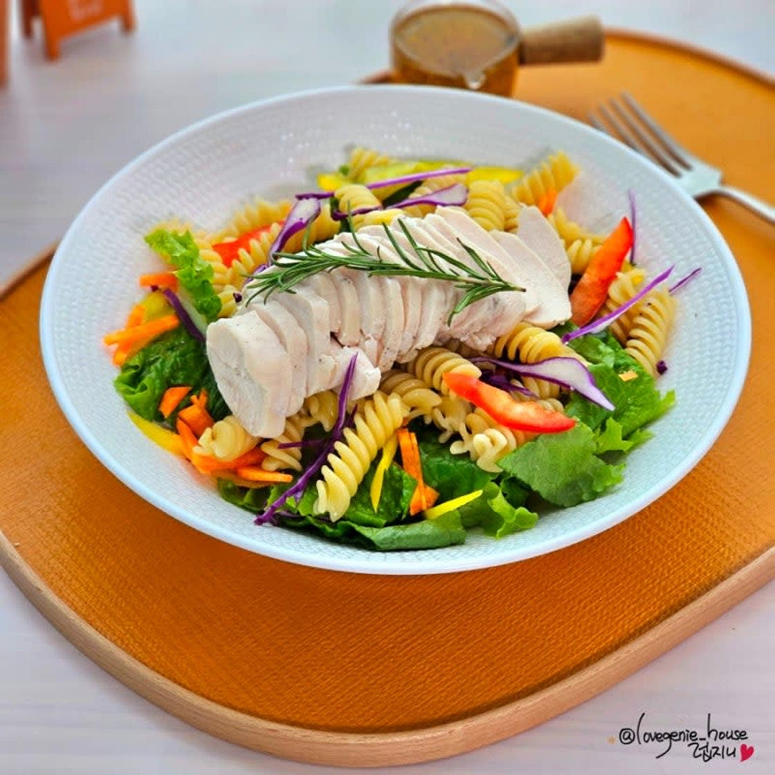 닭가슴살 푸실리 냉파스타