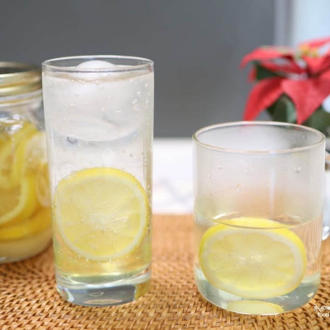 레몬에이드와 레몬차 만들기