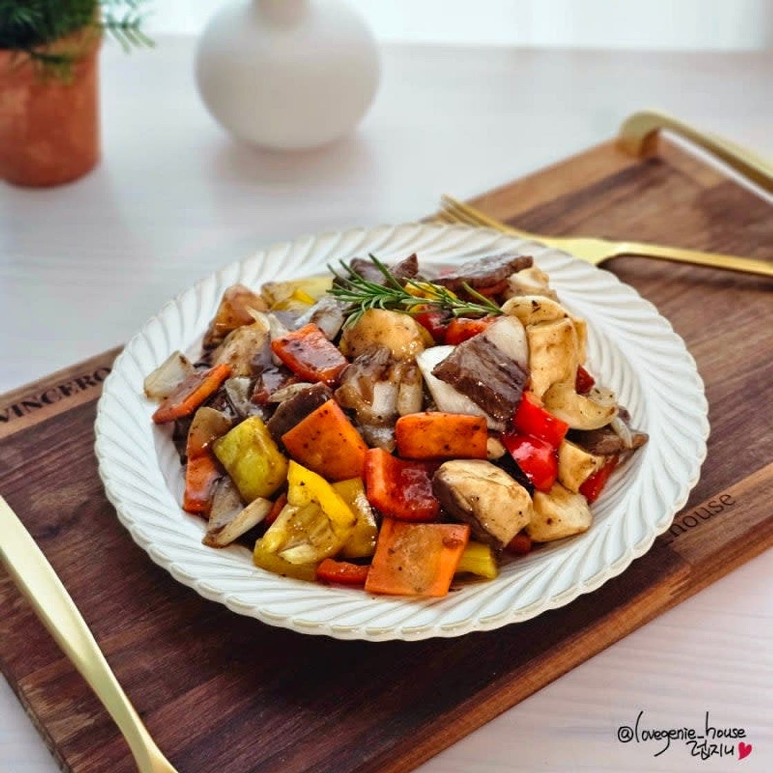 찹스테이크 레시피