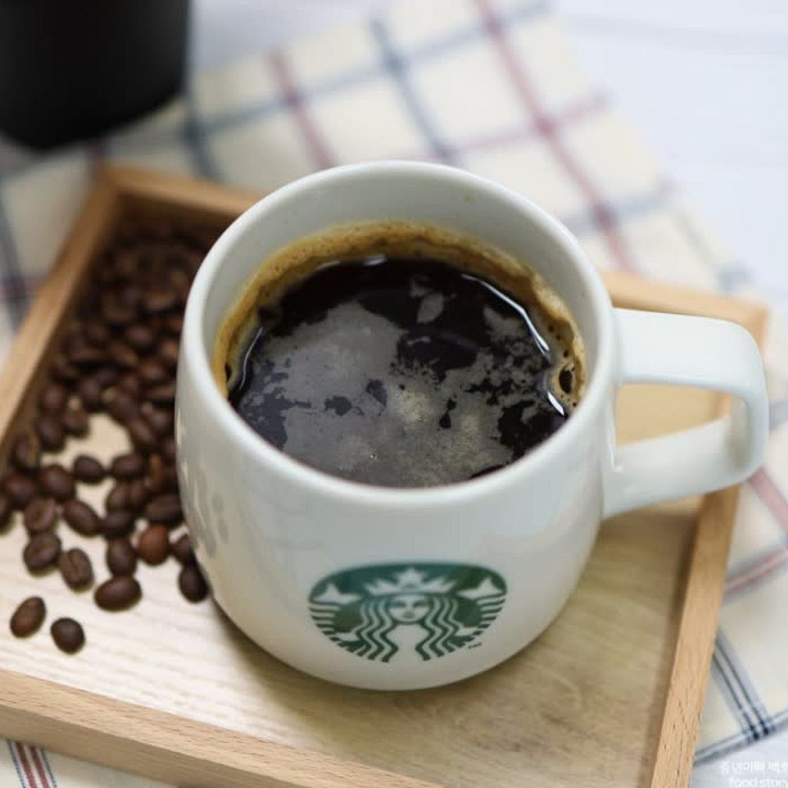 따뜻한 아메리카노 만들기