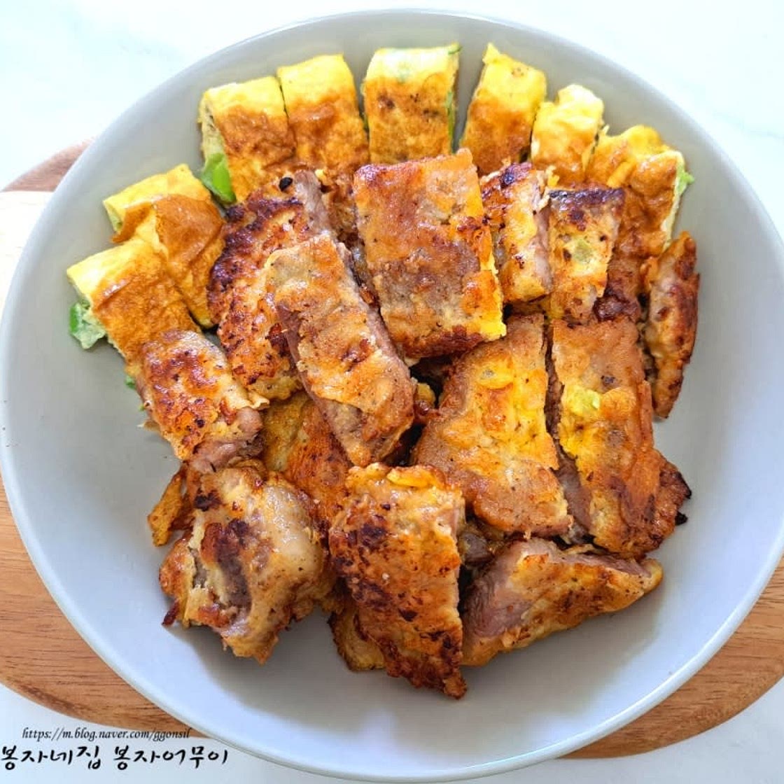 목살 육전 만들기