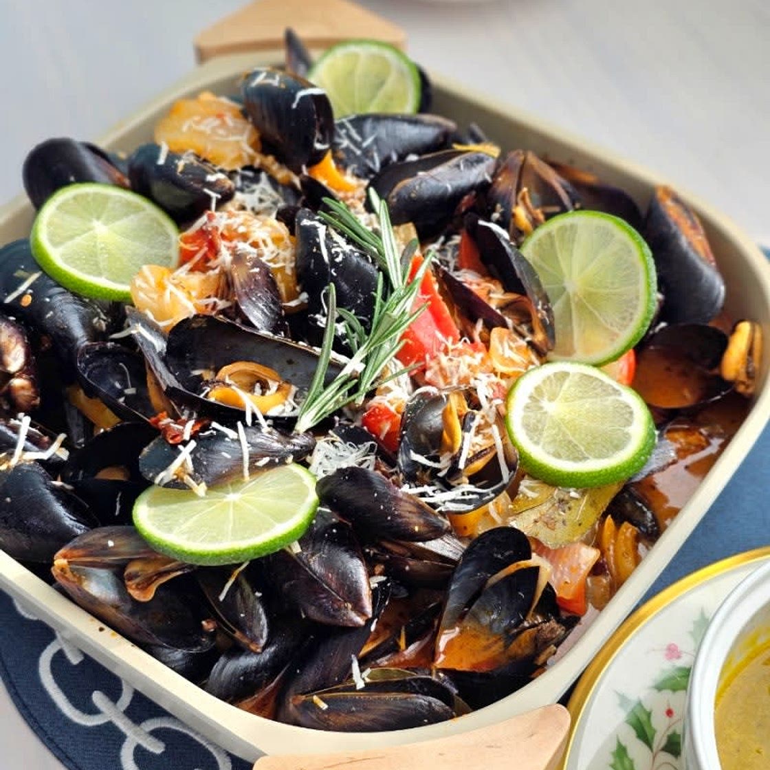 토마토 홍합 스튜