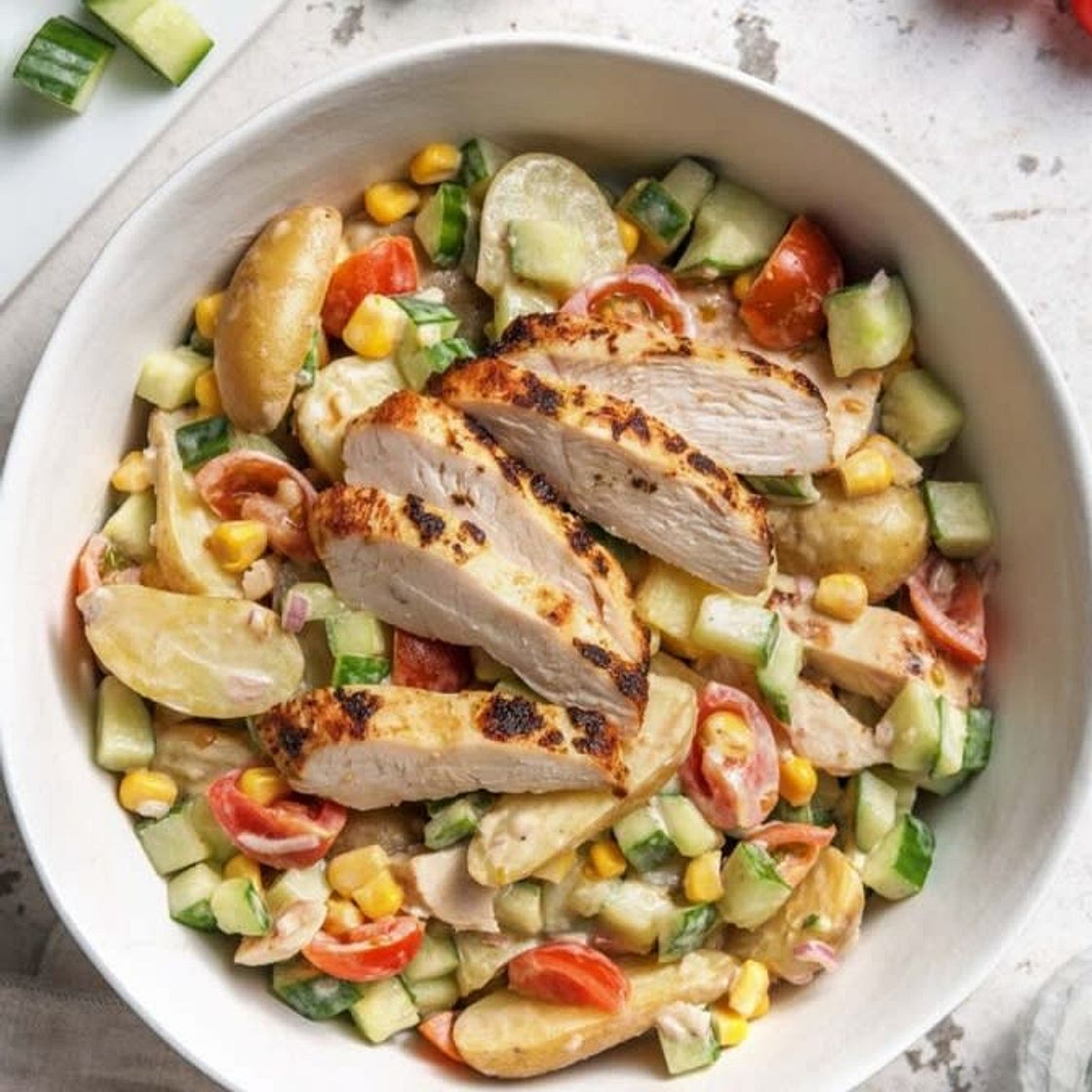 Potato & Herb Chicken Salad