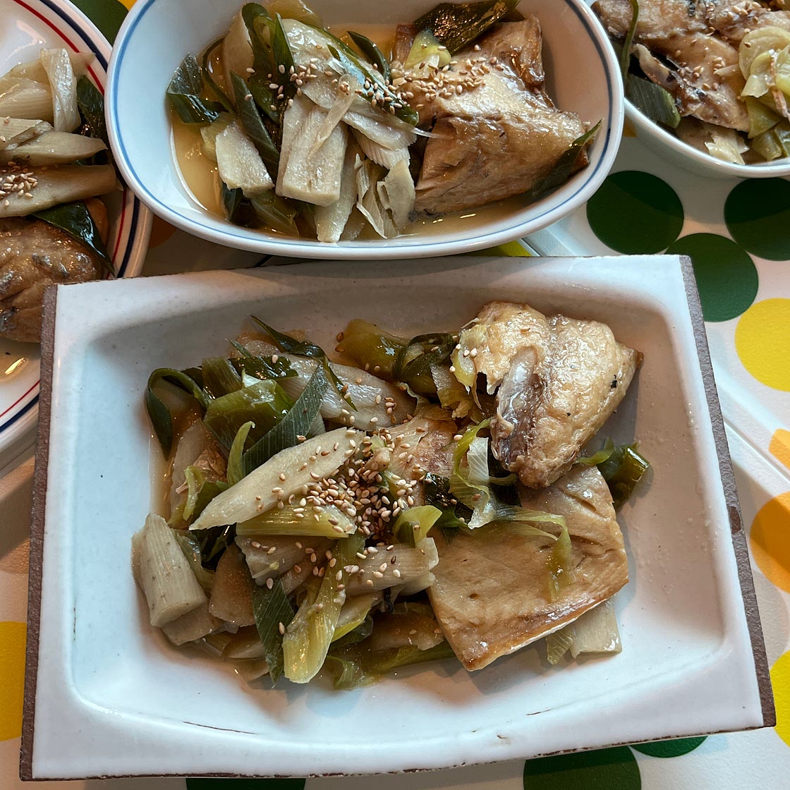 대파고등어조림